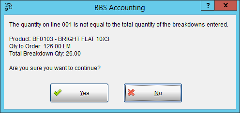 Multi-Quantity Check